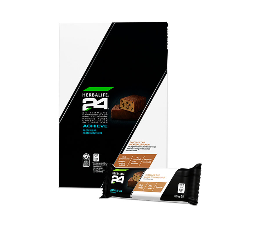 Herbalife24® Achieve Protein Bar Chocolate Chip Cookie Dough (6 bars)
