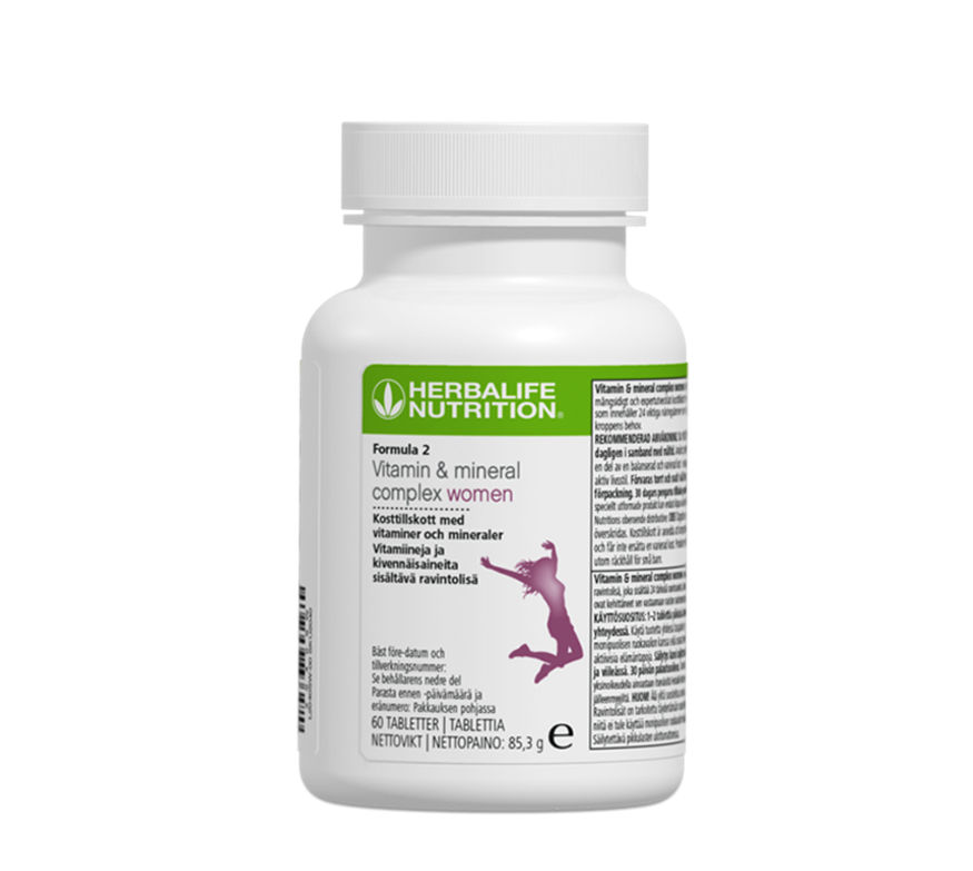 Formula 2 Multivitamin och mineral kvinna (60 tabletter)