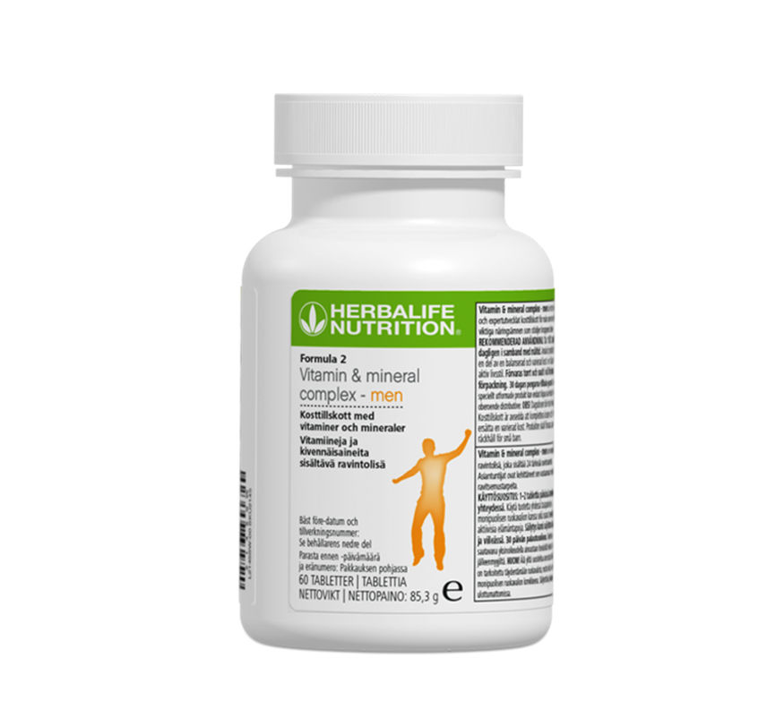 Formula 2 Multivitamin och mineral man (60 tabletter)